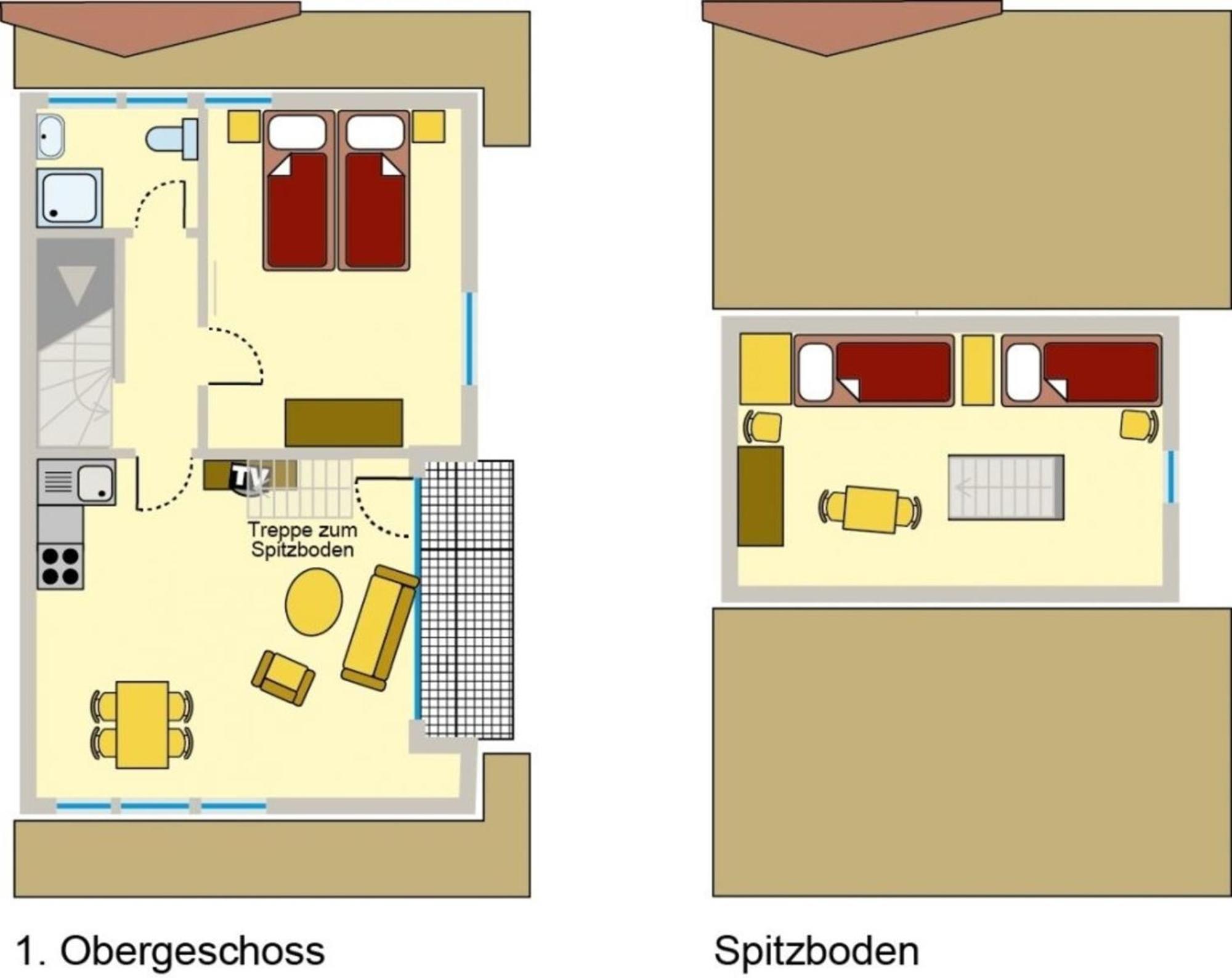 Ferienwohnung Nr 02 Og Spitzboden Born Eksteriør bilde